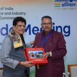 नई दिल्ली में वाणिज्य एवं उद्योग मंत्रालय द्वारा आयोजित बोर्ड ऑफ ट्रेड बैठक में प्रतिभाग करते कृषि मंत्री गणेश जोशी