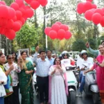 महिला सुरक्षा के संदेश के साथ निकली “झांसी ऑन व्हील्स 2.0”