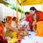 मुख्यमंत्री ने नौ कन्याओं का पूजन कर प्रदेशवासियों की सुख-समृद्धि की कामना की